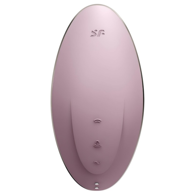 Satisfyer Vulva Lover 1 - léghullámos csikló vibrátor (viola) 100640 termék bemutató kép