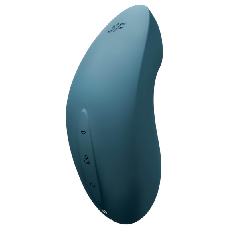 Satisfyer Vulva Lover 2 - akkus léghullámos csikló vibrátor (kék) 117088 termék bemutató kép
