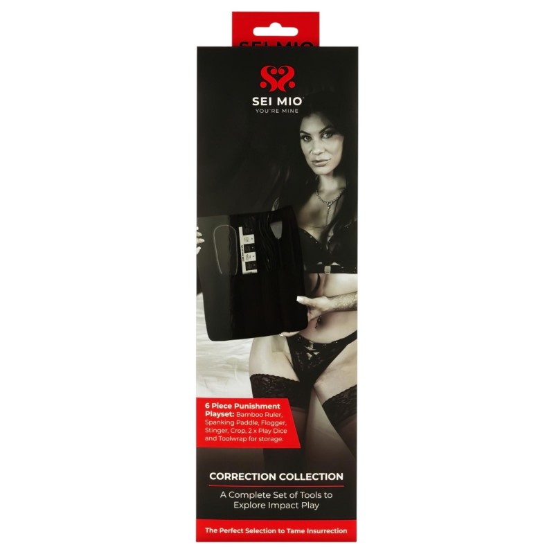 Sei Mio - büntetőeszköz készlet - 5 részes (fekete) 126725 termék bemutató kép