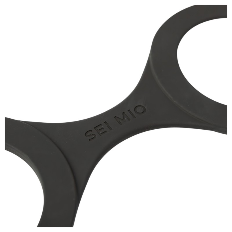 Sei Mio - szilikon bilincs - L (fekete) 100399 termék bemutató kép