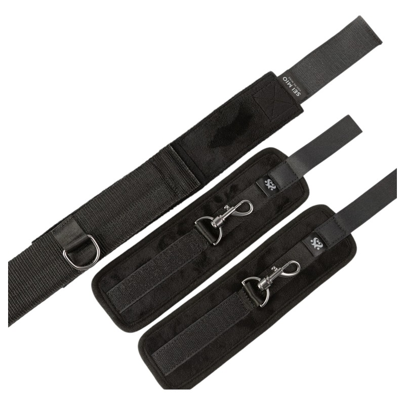 Sei Mio - terpesztő rúd bilinccsel (fekete) 111475 termék bemutató kép