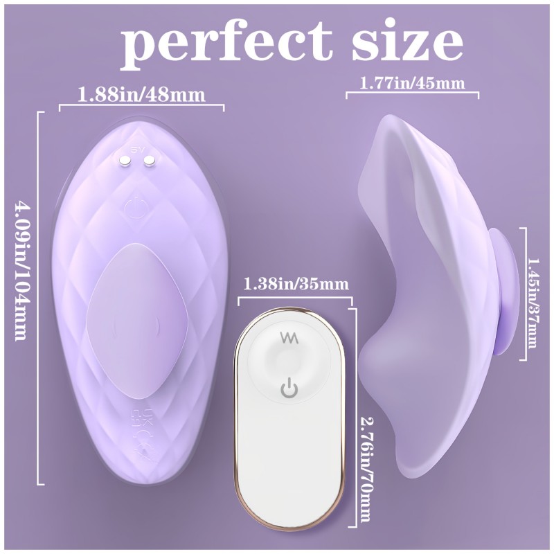 Sex HD - hordható bugyivibrátor távirányítóval (lila) 128246 termék bemutató kép