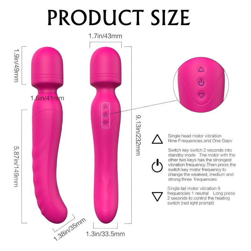 Sex HD Iris - 2 motoros melegítő masszírozó vibrátor (pink) 126852 termék bemutató kép