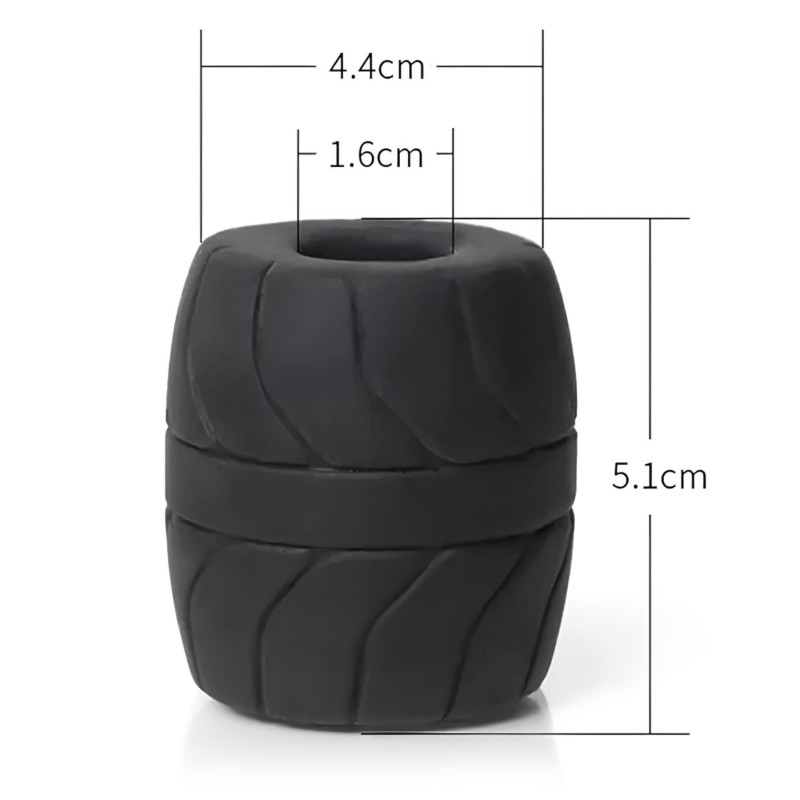 SilaSkin Ball Heregyűrű és nyújtó (fekete) 97798 termék bemutató kép