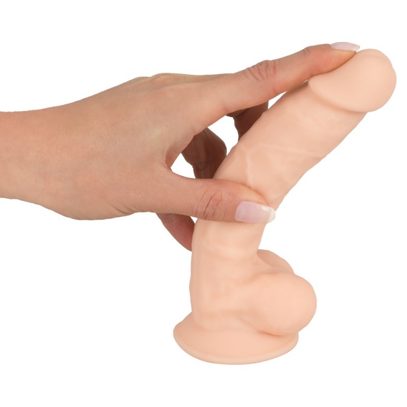 Silexd 7 - tapadókorongos dildó - 17,5cm (natúr) 29361 termék bemutató kép