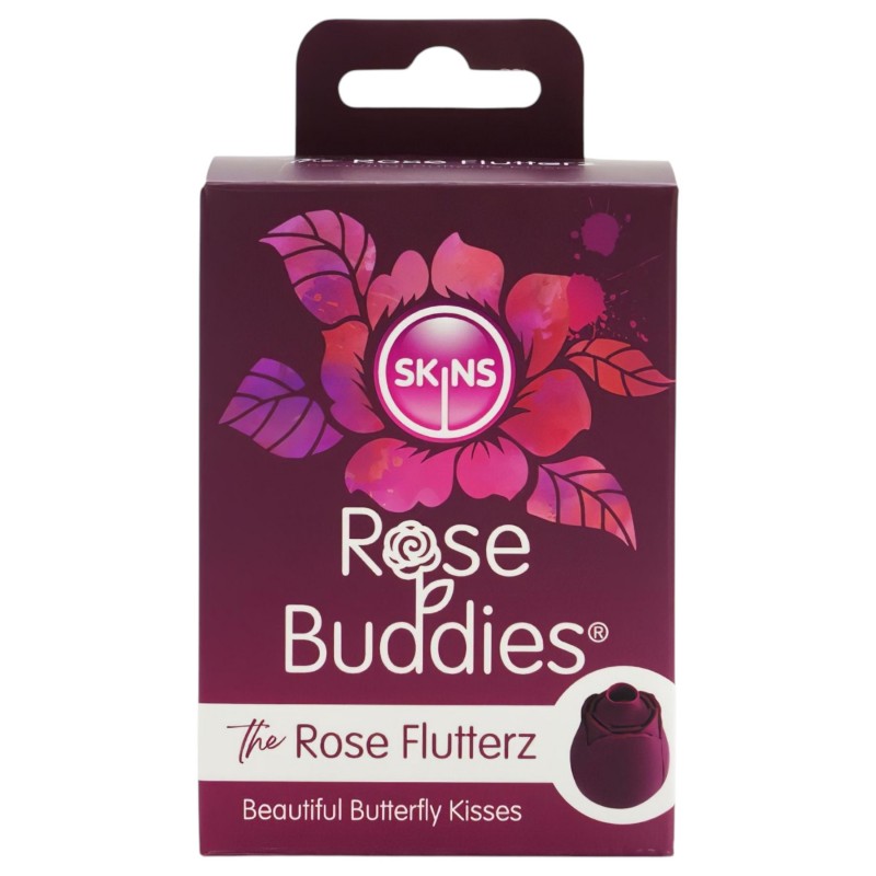 Skins Rose Flutterz - akkus csiklóvibrátor (lila) 147786 termék bemutató kép