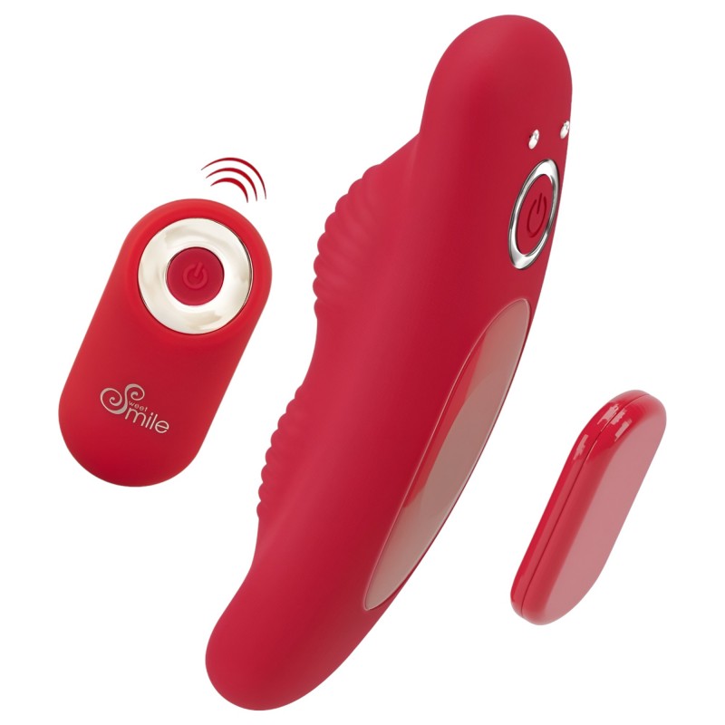 Smile - akkus, rádiós bugyi vibrátor (piros) 93420 termék bemutató kép