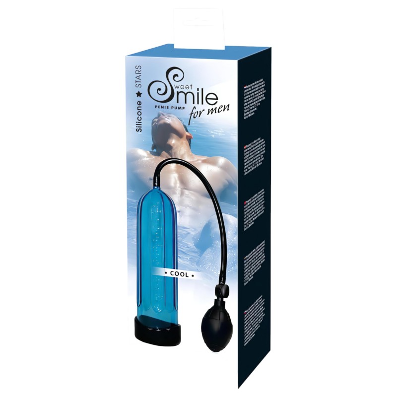 SMILE Cool - péniszpumpa (kék) 117915 termék bemutató kép