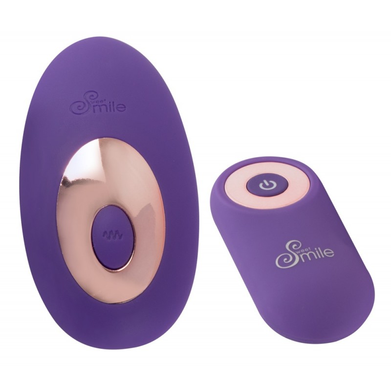 SMILE Panty - akkus, rádiós csikló vibrátor (lila) 39078 termék bemutató kép