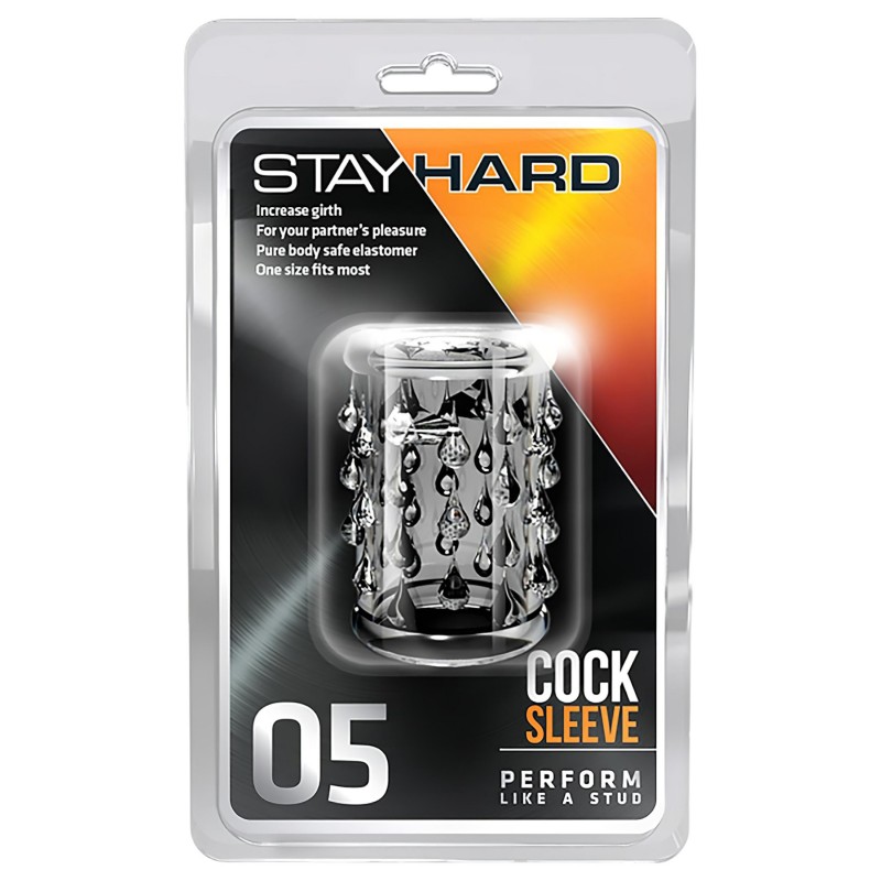Stay Hard - gömbös péniszmandzsetta, péniszköpeny (átlátszó) 103642 termék bemutató kép