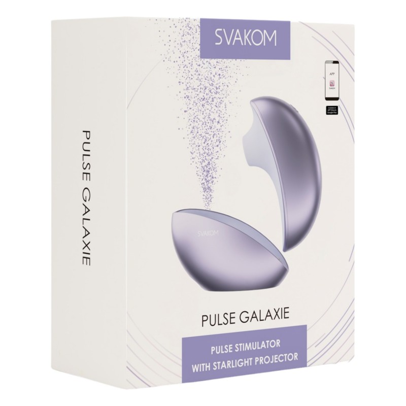 Svakom Pulse Galaxie - léghullámos csiklóizgató (lila) 89742 termék bemutató kép
