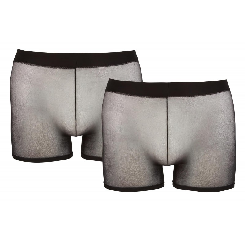 Svenjoyment - 2 részes fekete átlátszó boxer szett (S-L) 153325 termék bemutató kép