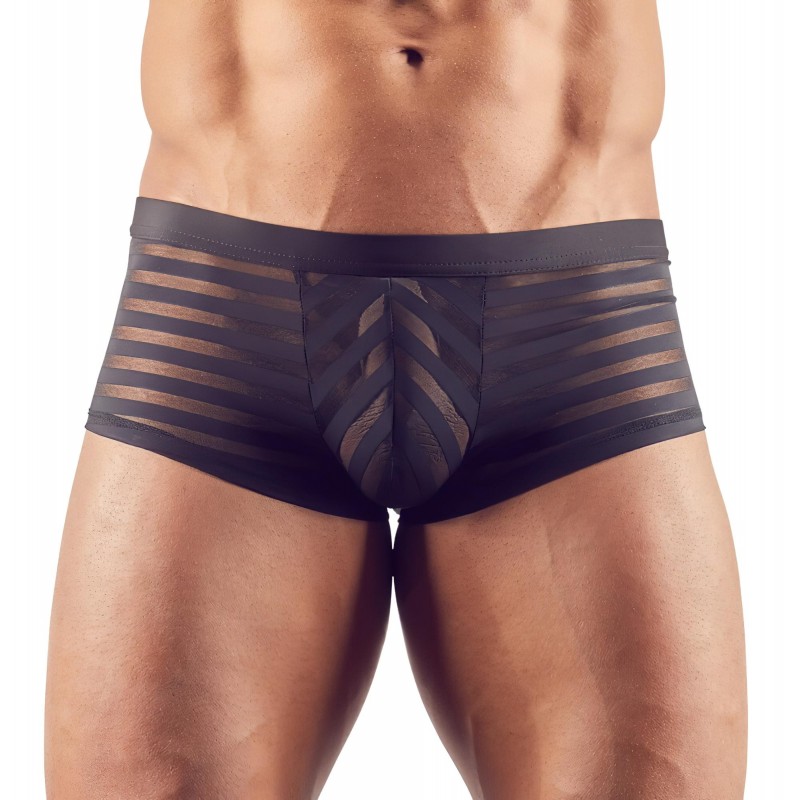 Svenjoyment - átlátszó, csíkos boxer (fekete) 136050 termék bemutató kép