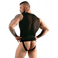 Svenjoyment - cipzáras férfi body (fekete) 75494 termék bemutató kép