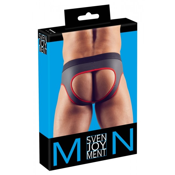 Svenjoyment - nyitott jock alsó (fekete)