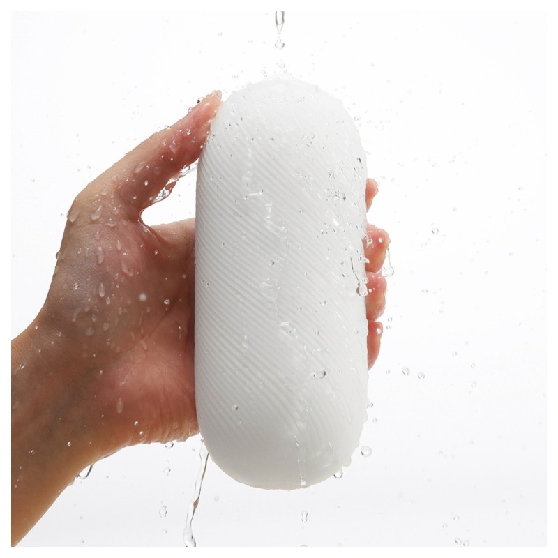 TENGA 3Dx Zen - 3D mintás maszturbátor (fehér) 148437 termék bemutató kép