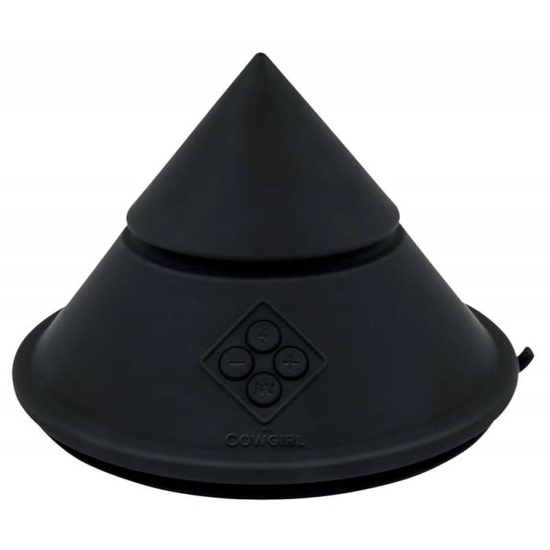 The Cowgirl Cone - okos szexgép különböző feltétekkel (fekete) 86789 termék bemutató kép