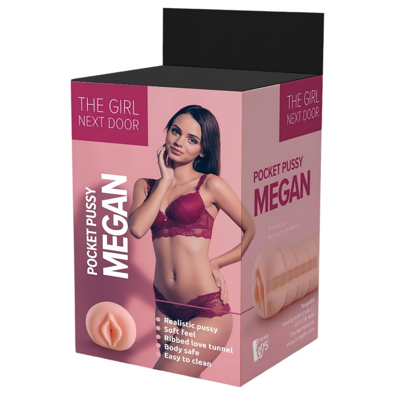 The Girl Next Door Megan - élethű műpunci (testszínű) 141609 termék bemutató kép