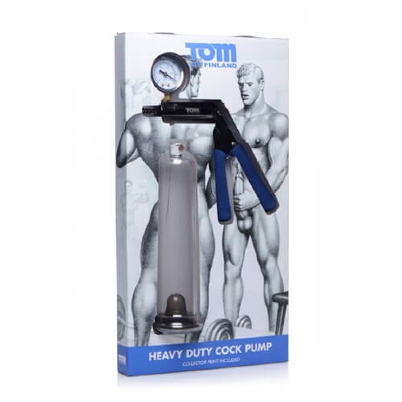 Tom Heavy Duty - péniszpumpa fém pumpakarral (átlátszó) 29178 termék bemutató kép