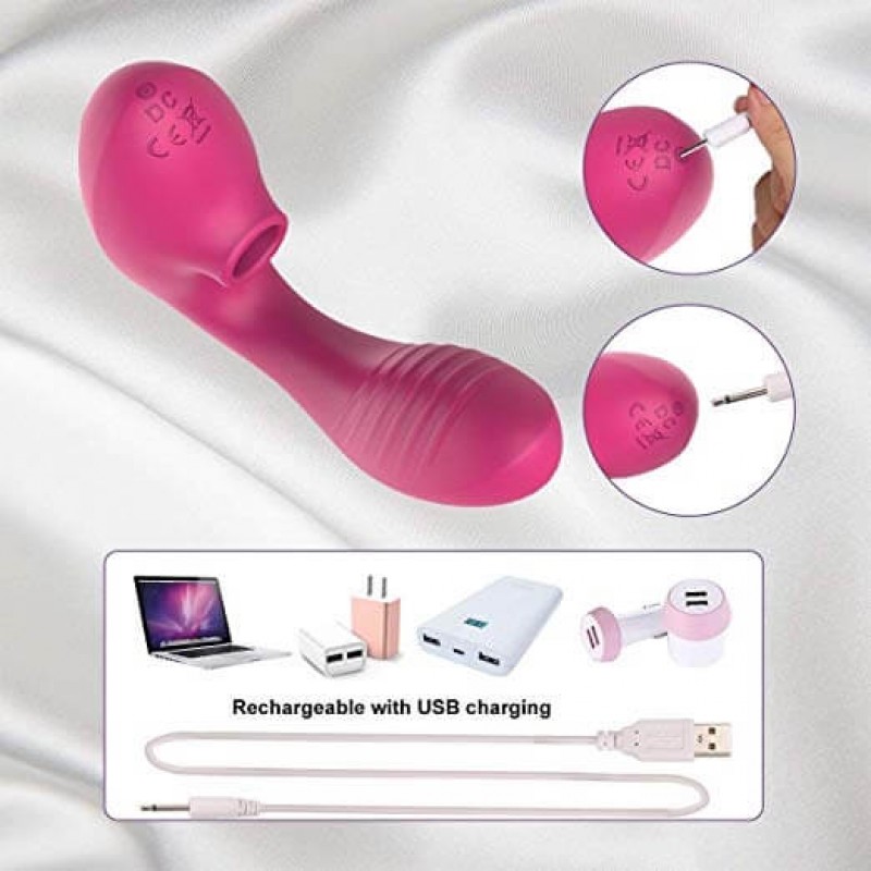 Tracy's Dog OG - G-pont vibrátor és csiklóizgató (pink) 59735 termék bemutató kép