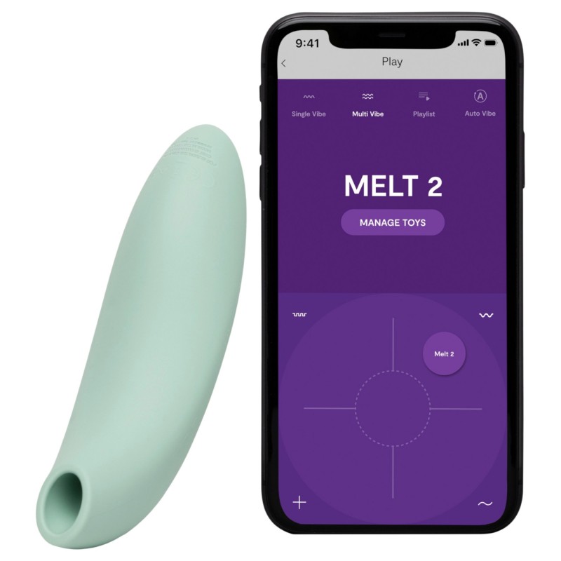 We-Vibe Melt 2 - App-vezérelt léghullámos csiklóizgató (türkiz) 146873 termék bemutató kép
