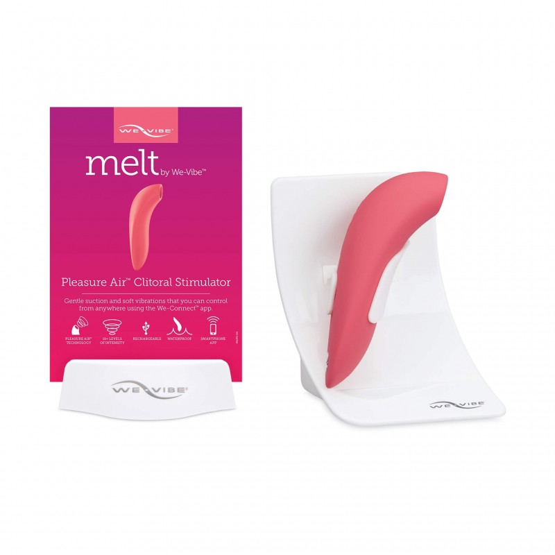 We-Vibe Melt - okos léghullámos csiklóizgató (korall) 32045 termék bemutató kép