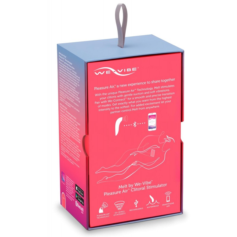 We-Vibe Melt - App-vezérelt léghullámos csiklóizgató (korall) 146732 termék bemutató kép