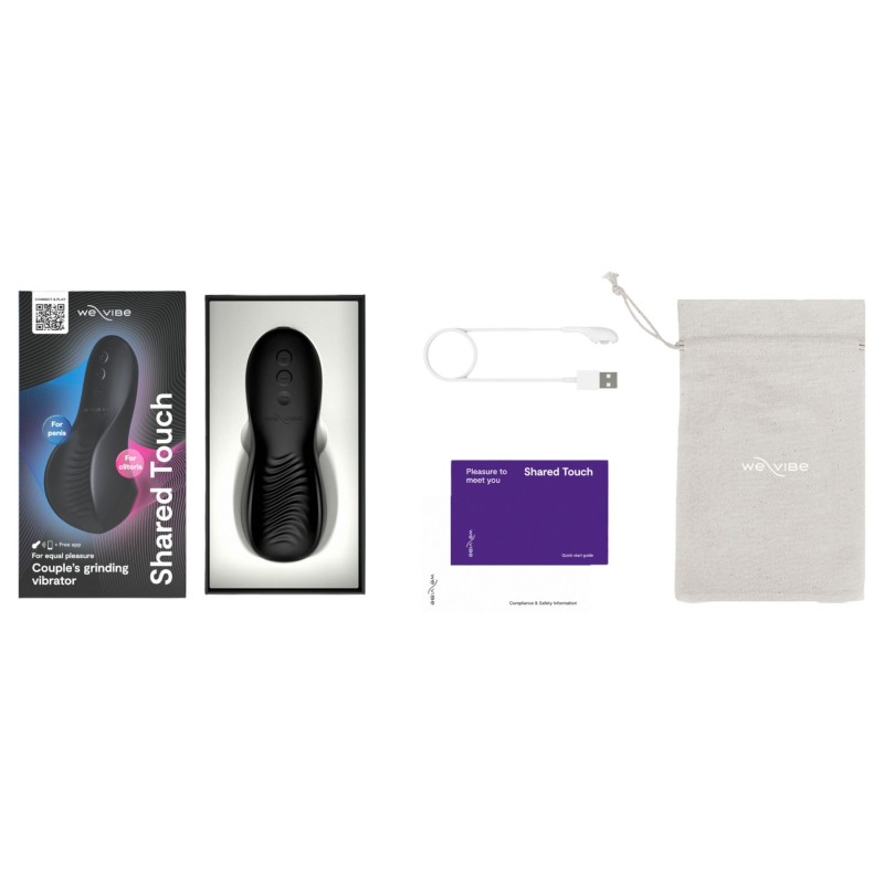 We-Vibe Shared Touch - okos párvibrátor (fekete) 151262 termék bemutató kép