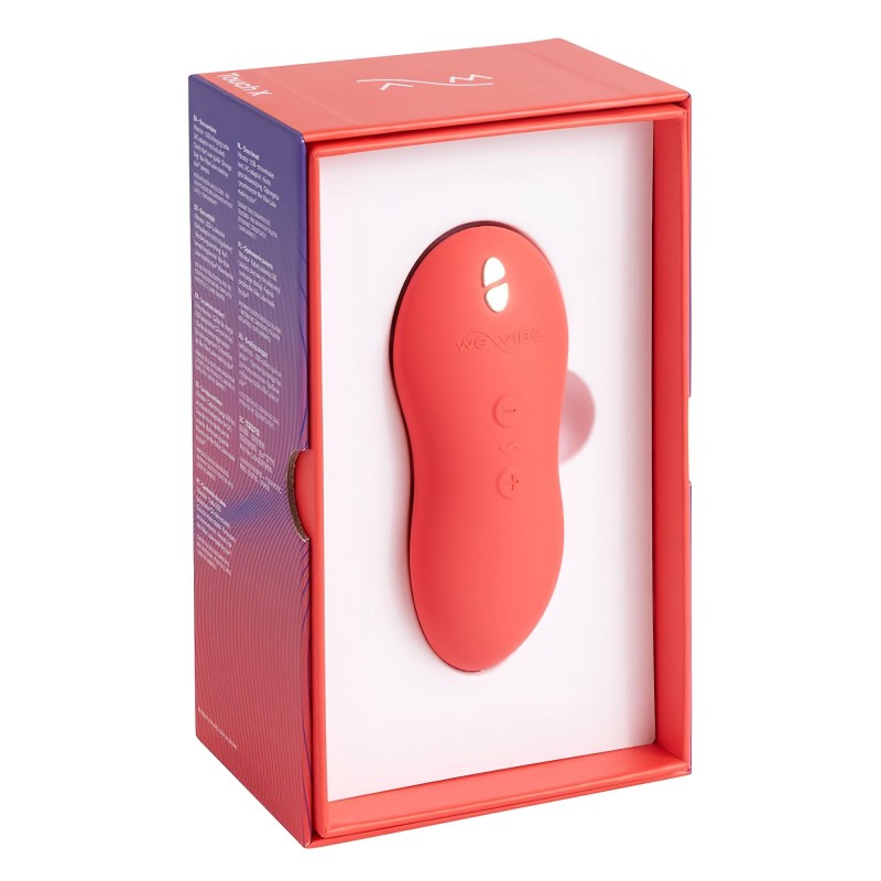 We-Vibe Touch X - akkus, vízálló csikló vibrátor (korall) 116523 termék bemutató kép