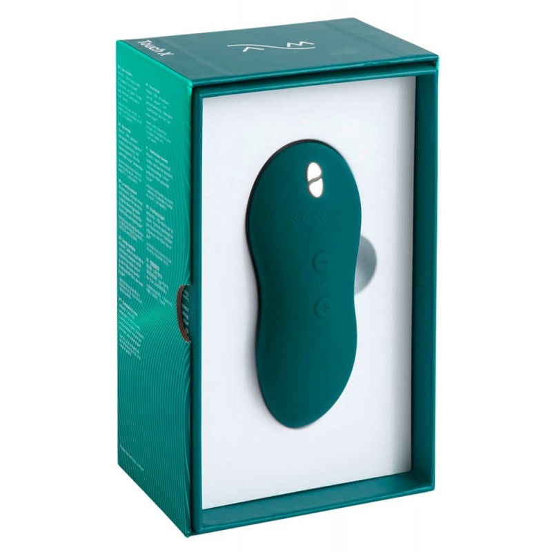 We-Vibe Touch X - akkus, vízálló csikló vibrátor (zöld) 58621 termék bemutató kép