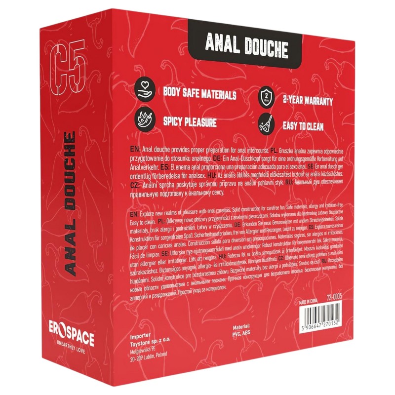 Wild Play - análzuhany (fekete) 140472 termék bemutató kép