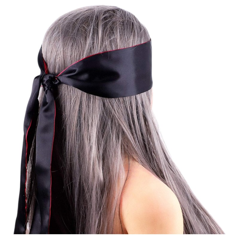 Wild Play - szatén szemkötő (fekete-pink) 121889 termék bemutató kép