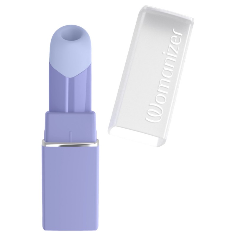 Womanizer Beauty - rúzs alakú léghullámos csiklóizgató (lila) 147887 termék bemutató kép