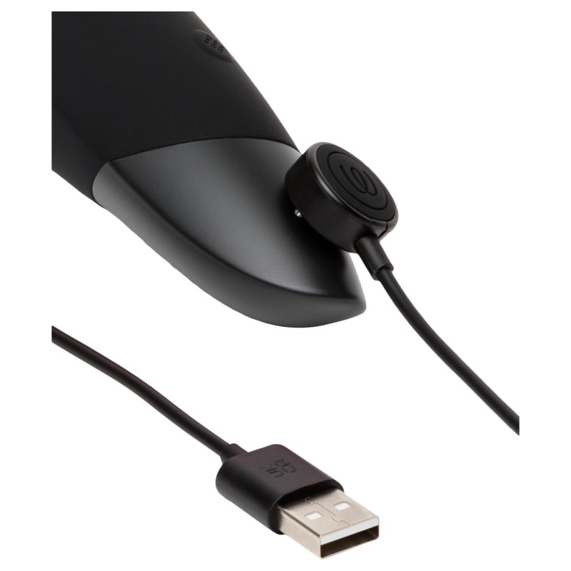 Womanizer Enhance 2in1 léghullámos csiklószívó + vibrátor (fekete) 140675 termék bemutató kép