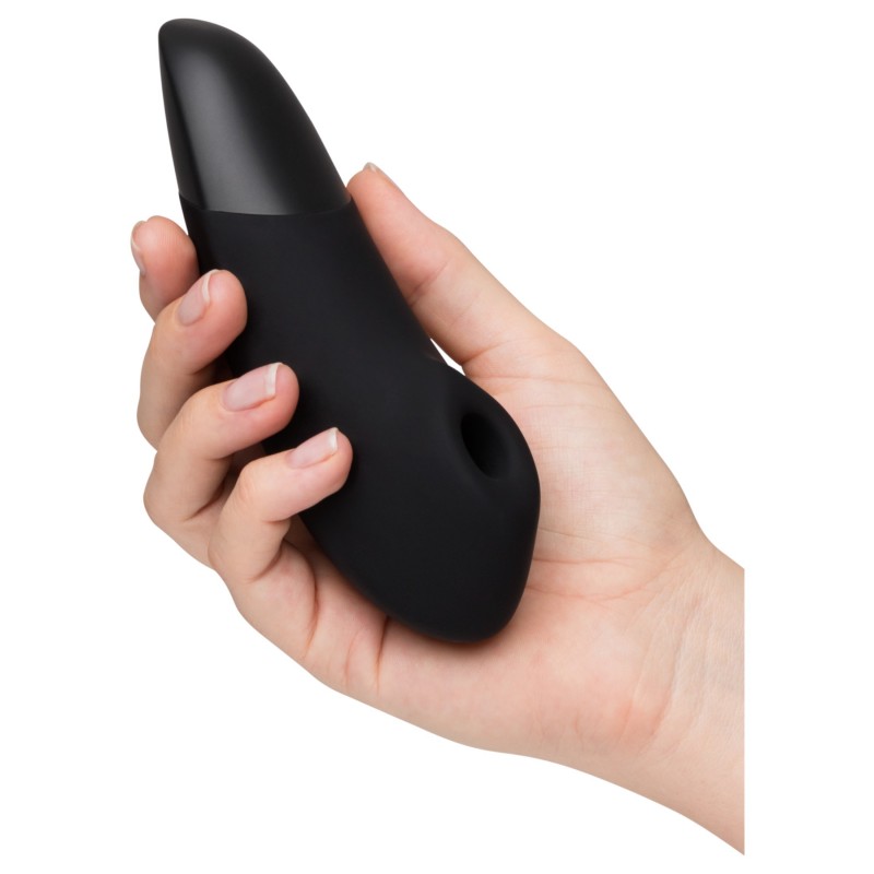 Womanizer Enhance 2in1 léghullámos csiklószívó + vibrátor (fekete) 144877 termék bemutató kép