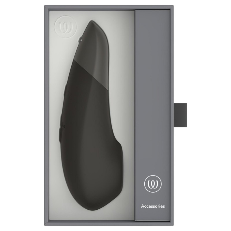 Womanizer Enhance 2in1 léghullámos csiklószívó + vibrátor (fekete) 144869 termék bemutató kép
