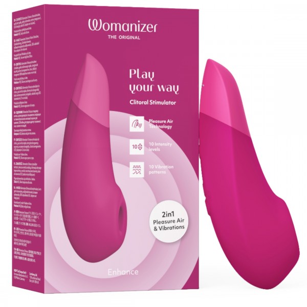 Womanizer Enhance - léghullámos csiklóizgató (lila)