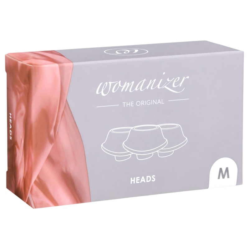 Womanizer Premium M - pótszívóharang szett (fehér, 3 db) 131017 termék bemutató kép
