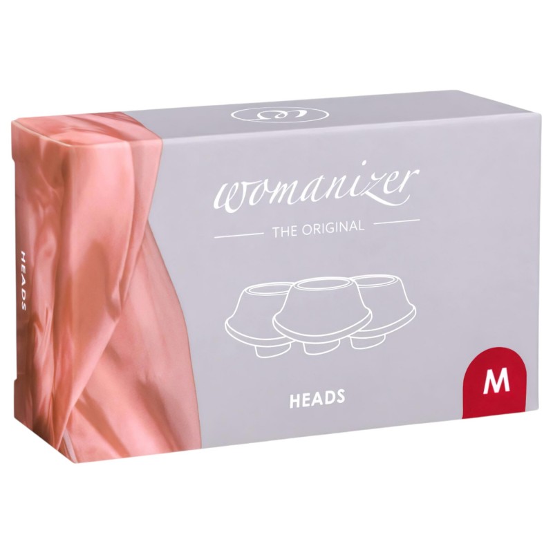 Womanizer Premium M - pótszívóharang szett (piros, 3 db) 132164 termék bemutató kép
