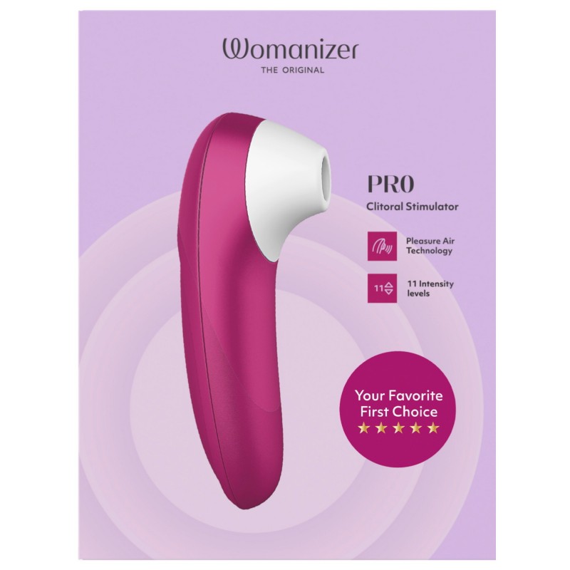 Womanizer Pro - léghullámos csiklóizgató (pink) 126997 termék bemutató kép