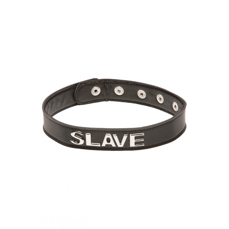 X-Play Slave - rabszolga nyakörv (fekete) 67035 termék bemutató kép