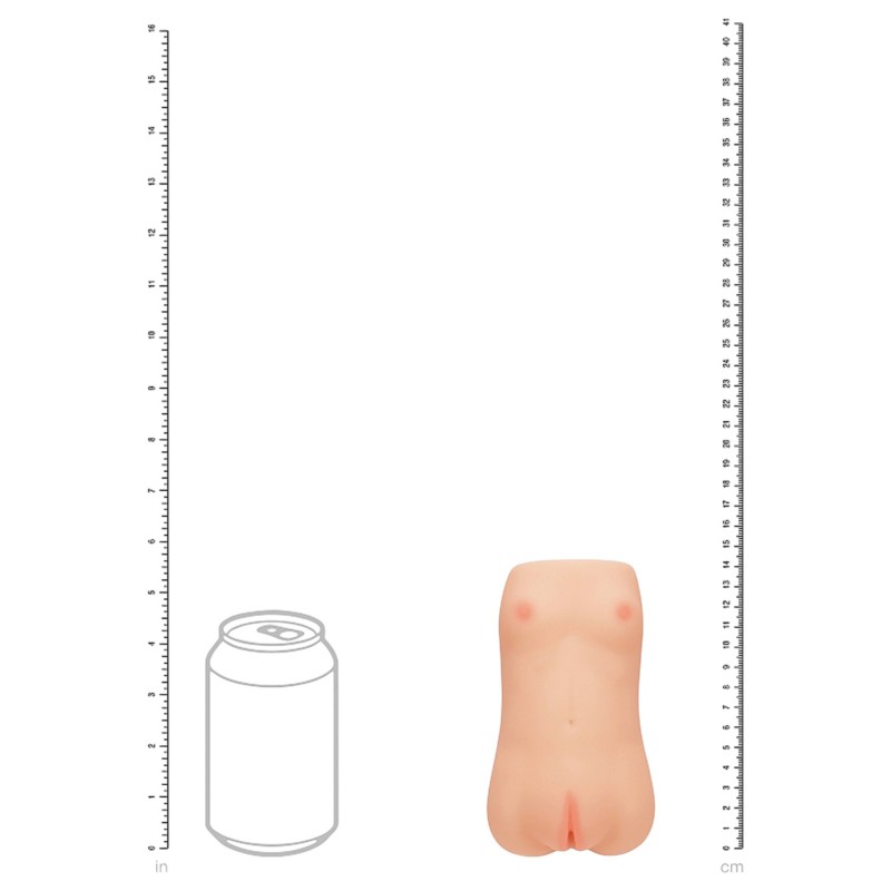 XKIN - élethű műpunci maszturbátor - L (natúr) 128666 termék bemutató kép