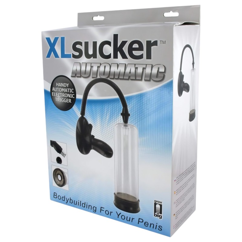 XLSUCKER - automata potencia- és péniszpumpa (átlátszó) 107635 termék bemutató kép