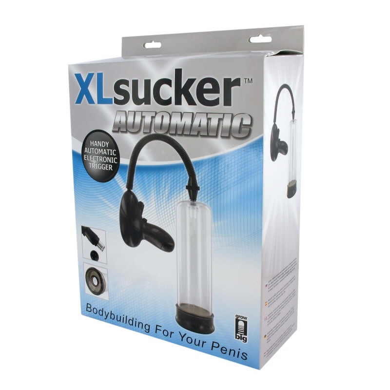 XLSUCKER - automata potencia- és péniszpumpa (átlátszó) 33865 termék bemutató kép