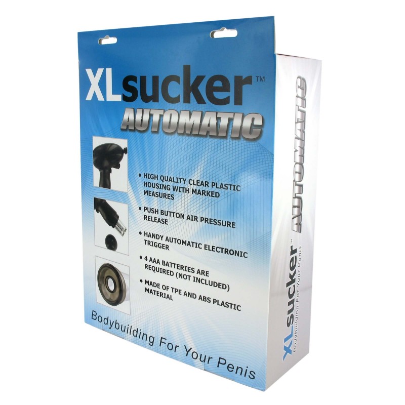 XLSUCKER - automata potencia- és péniszpumpa (áttetsző) 33866 termék bemutató kép