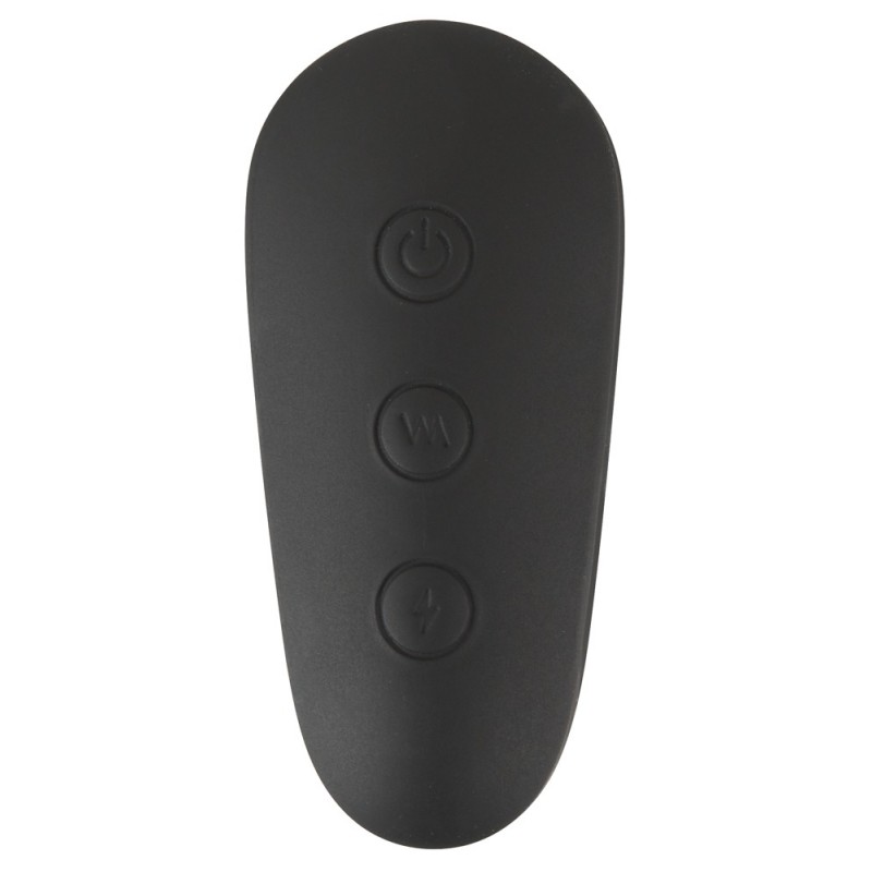 XOUXOU E-stim Butt Plug - Elektro análdildó (fekete) 48128 termék bemutató kép