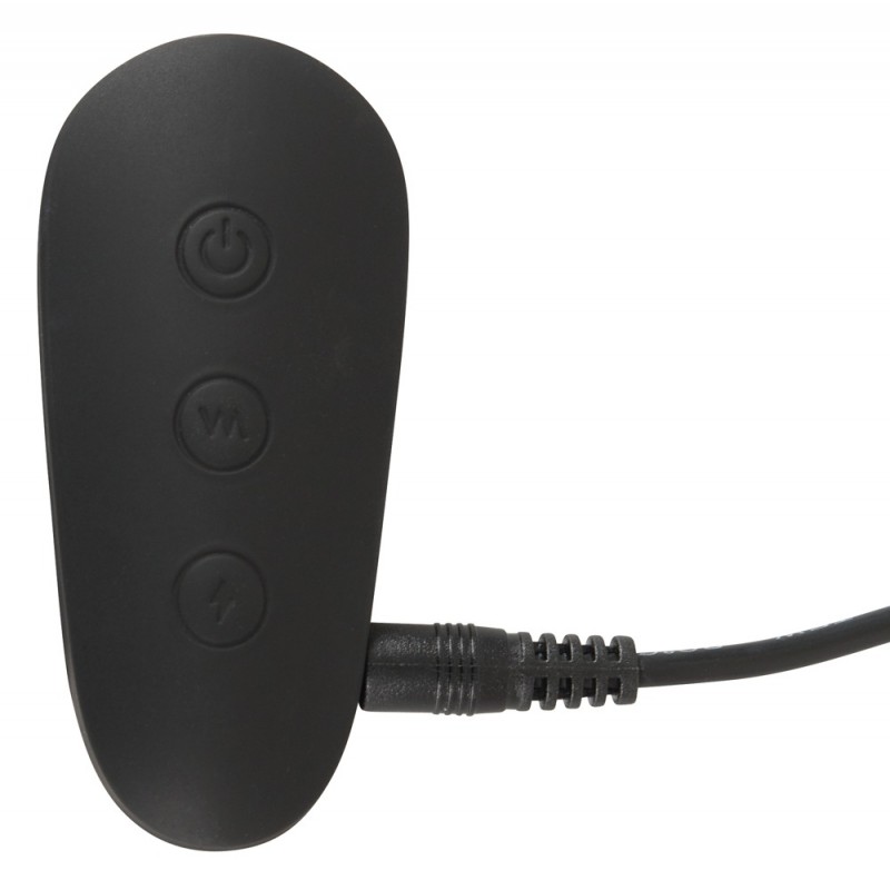 XOUXOU E-stim Butt Plug - Elektro análdildó (fekete) 48133 termék bemutató kép