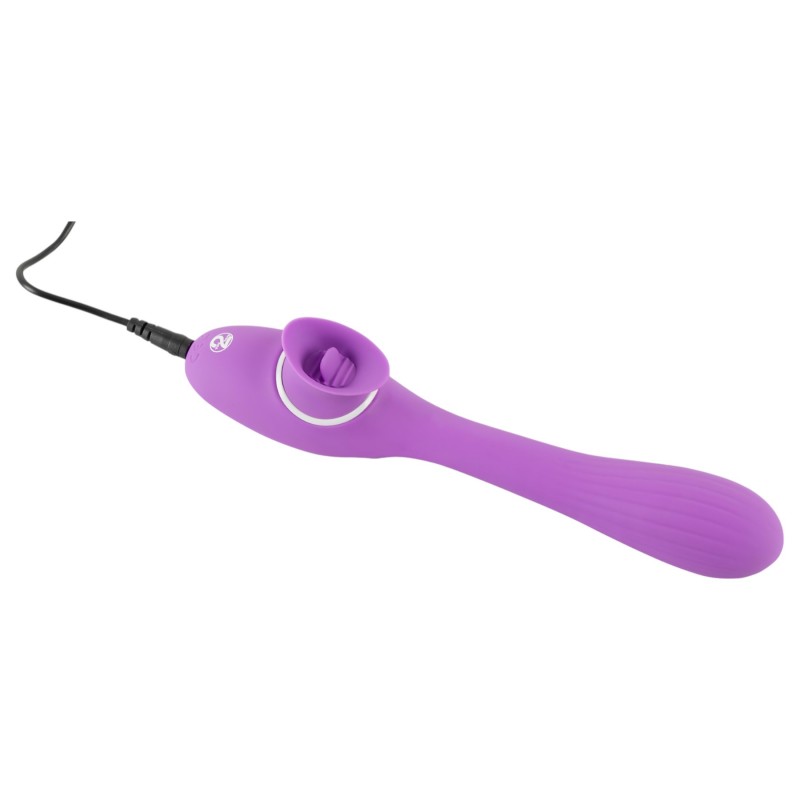 You2Toys 2 Function Vibe - akkus 2in1 vibrátor (lila) 98471 termék bemutató kép
