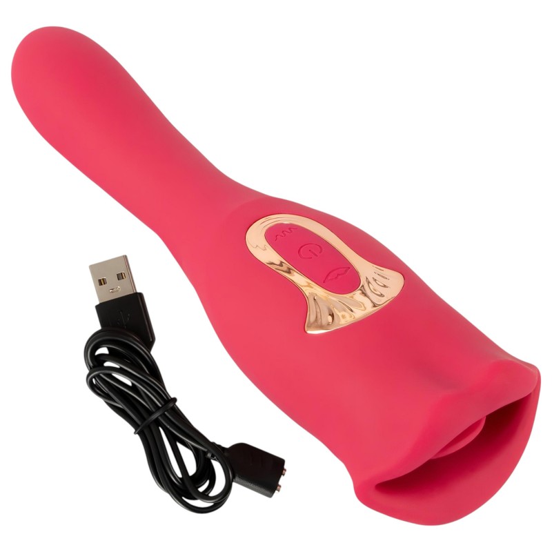 You2Toys - 2in1 nyelves vibrátor (pink) 119018 termék bemutató kép