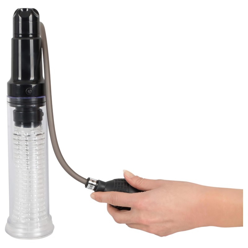 You2Toys - 2in1 - péniszpumpa és maszturbátor egyben (átlátszó) 107115 termék bemutató kép